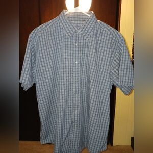 Checkered button down